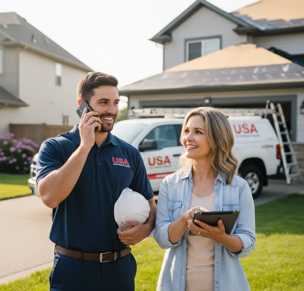 USA Roof Repair Experts customer support in Narberth